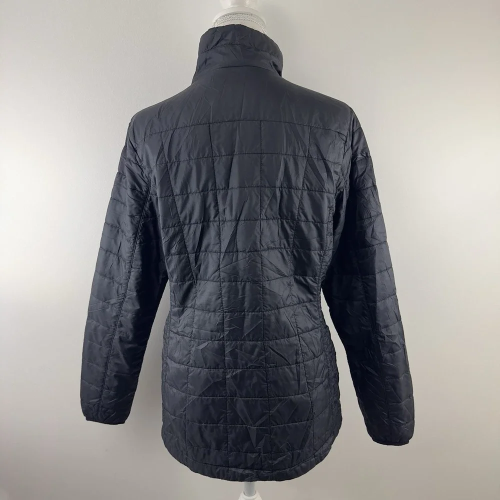 L.L.Bean Women's Black Quilted Insulated Full Zip‎ Jacket Size S Regular